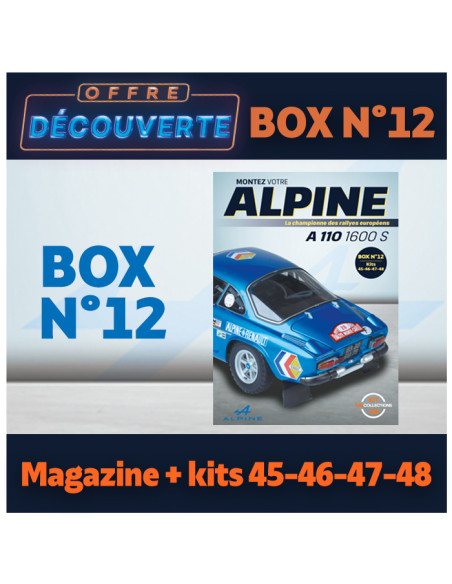 OFFRE DECOUVERTE  Alpine A110  Box 12 - ixo collections