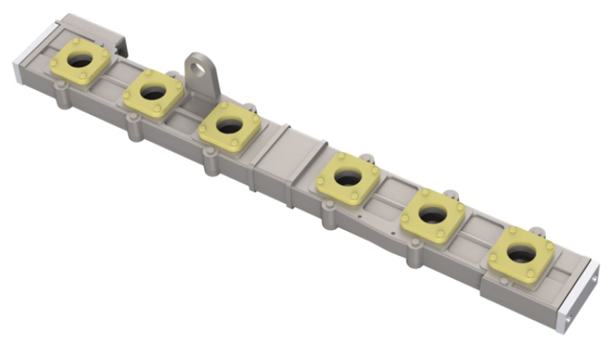 Pre-assembly of the intake trumpet holder