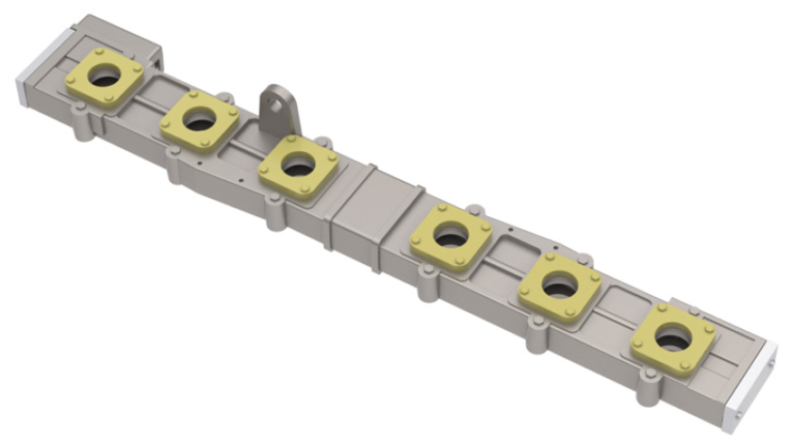 Pre-assembly of the intake trumpet holder