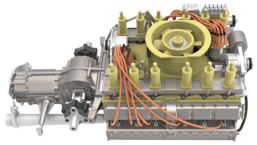 The first six 23D ignition wires are now installed onto the engine.