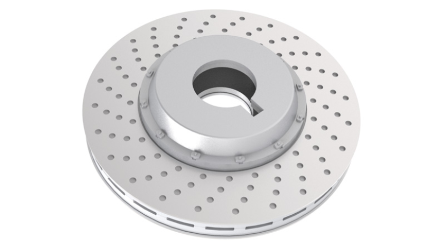 Assembled right brake disc