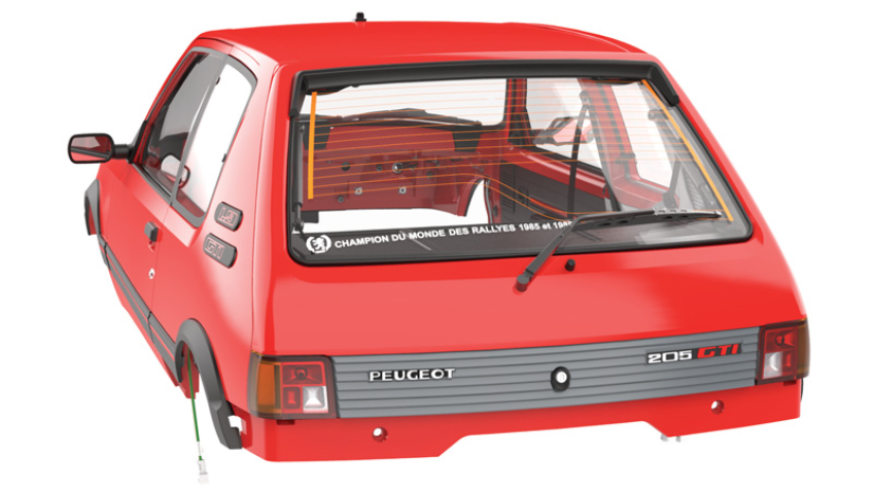 Rear lights with LEDs are installed on Bodywork .