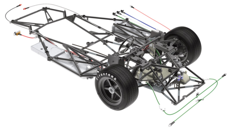 Attach the front outer wheel rim (36B) with an MM screw by first passing it through the washer (36E). Position the 36D hub cover (36D) on the wheel rim (36B).