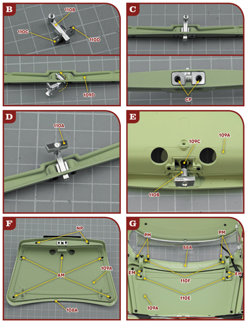 Part 110 (The pieces of #part 110 are in the pack 9.)