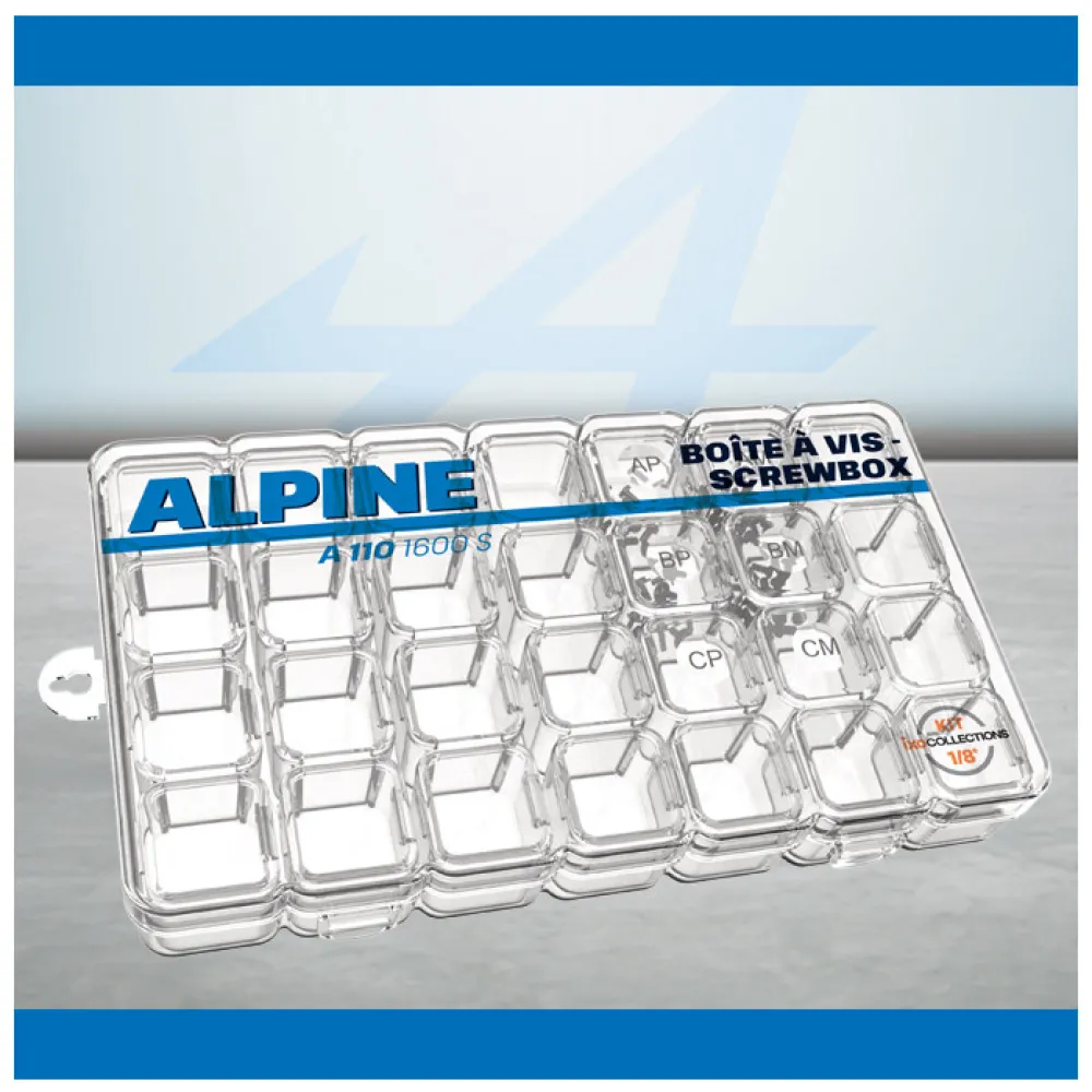 boite à vis collection alpine
