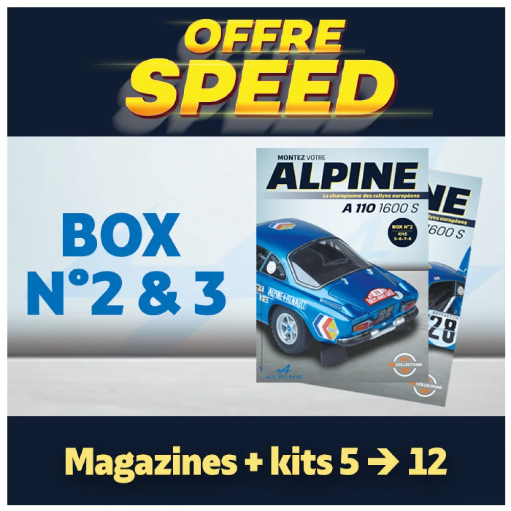 Alpine A110 Box 2 & 3 - Offre speed