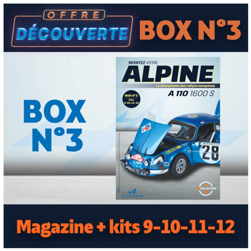 OFFRE DECOUVERTE - Alpine A110 - Box 3