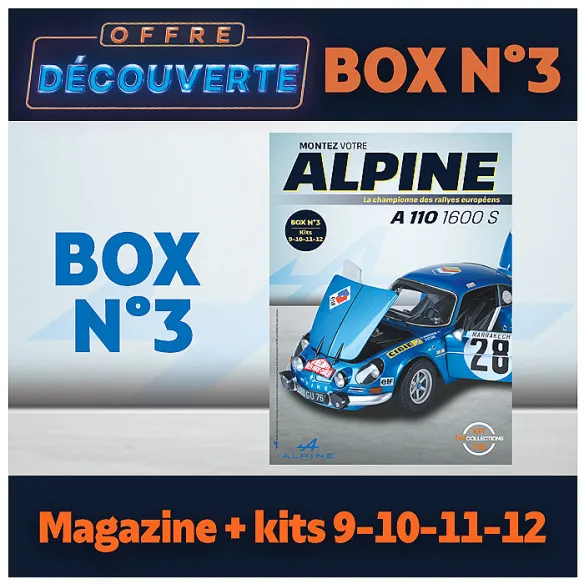 OFFRE DECOUVERTE - Alpine A110 - Box 3