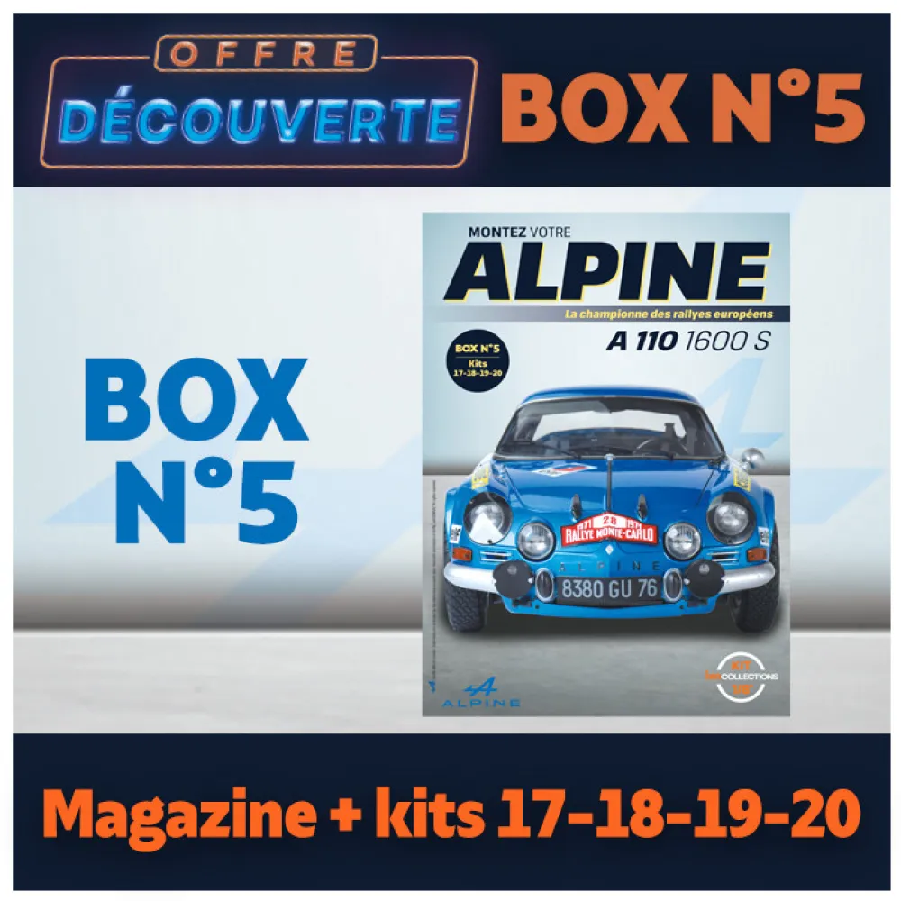 OFFRE DECOUVERTE  Alpine A110  Box 5