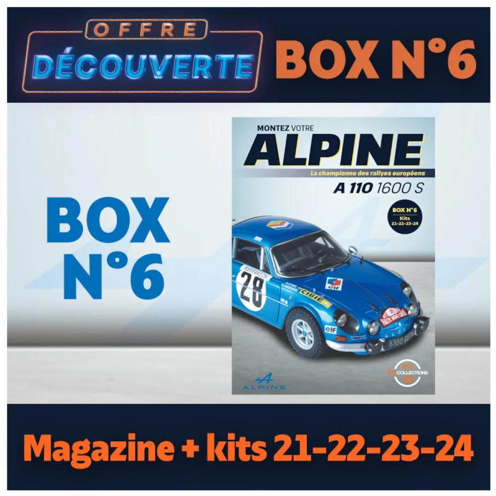 OFFRE DECOUVERTE  Alpine A110  Box 6