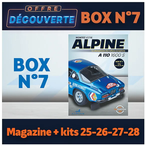 OFFRE DECOUVERTE  Alpine A110  Box 7 - IXO COLLECTIONS
