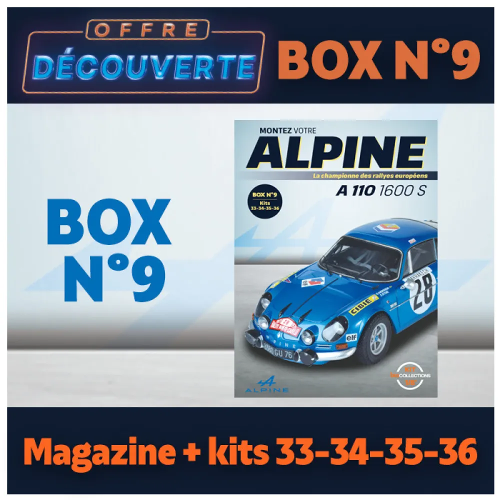 OFFRE DECOUVERTE  Alpine A110  Box 9 - IXO COLLECTIONS
