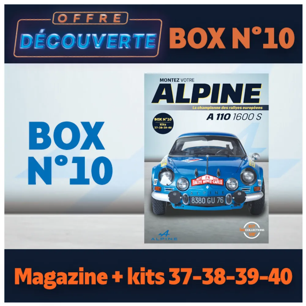 OFFRE DECOUVERTE  Alpine A110  Box 10 - IXO COLLECTIONS