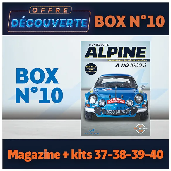 OFFRE DECOUVERTE  Alpine A110  Box 10 - IXO COLLECTIONS