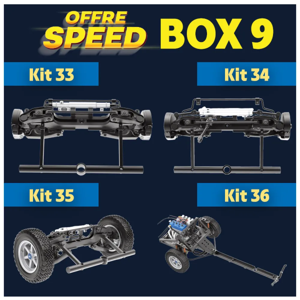 OFFRE SPEED  Alpine A110  Box 8 & 9 - IXO COLLECTIONS