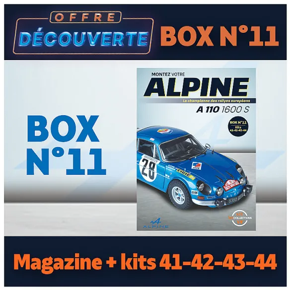OFFRE DECOUVERTE  Alpine A110  Box 11 - IXO COLLECTIONS