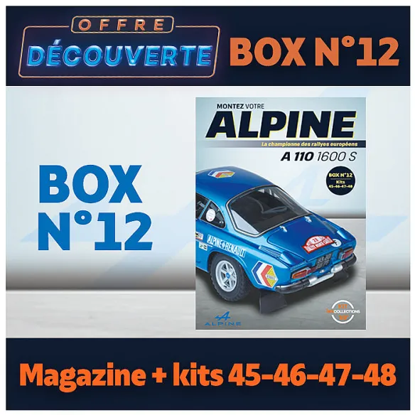 OFFRE DECOUVERTE  Alpine A110  Box 12 - ixo collections