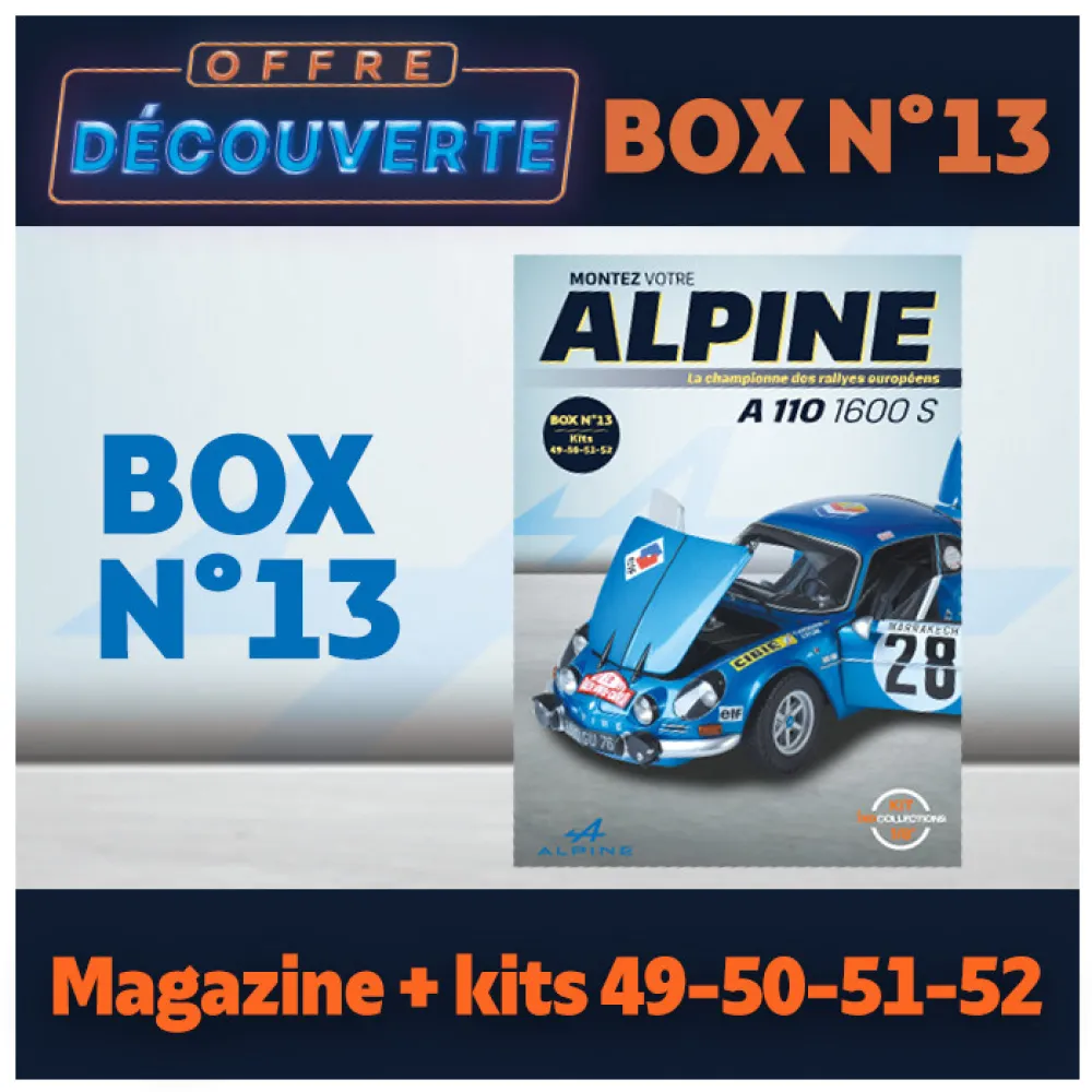 OFFRE DECOUVERTE  Alpine A110  Box 13 - ixo collections -