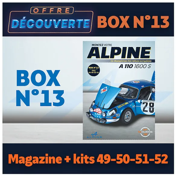 OFFRE DECOUVERTE  Alpine A110  Box 13 - ixo collections -
