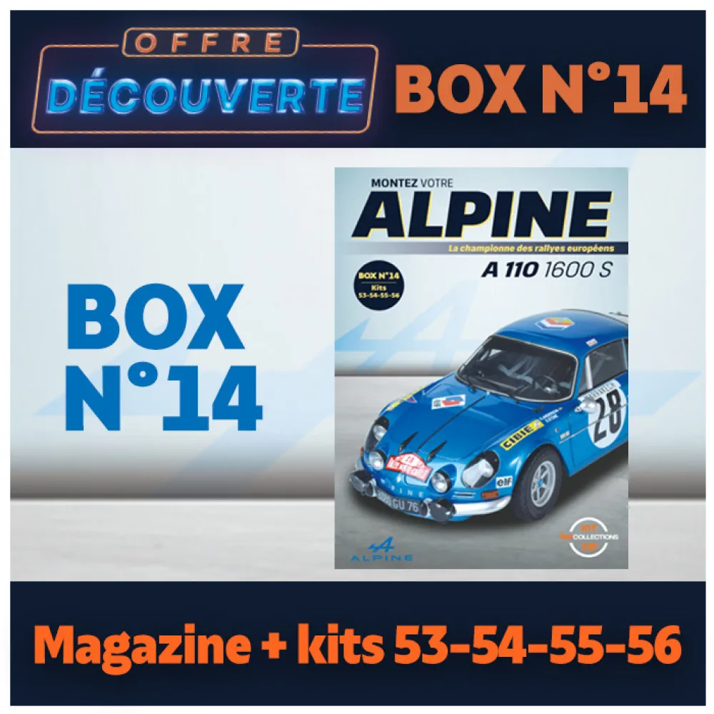 OFFRE DECOUVERTE  Alpine A110  Box 14 - ixo collections