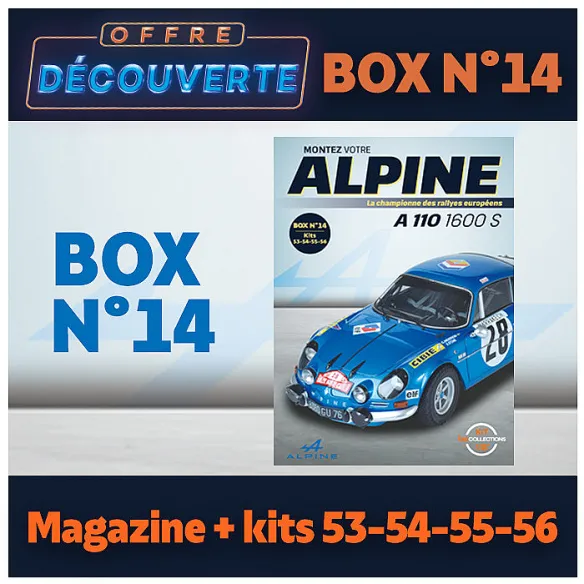 OFFRE DECOUVERTE  Alpine A110  Box 14 - ixo collections