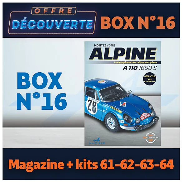 OFFRE DECOUVERTE  Alpine A110  Box 16 - ixo collections