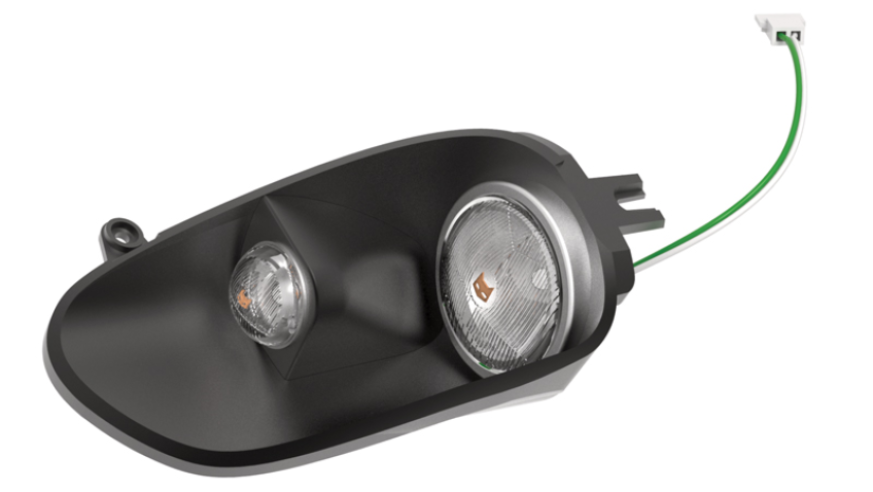The left headlight assembly is now completed