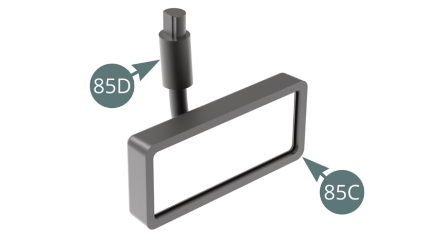 Carefully put the assembled mirror aside for installation in the next step.