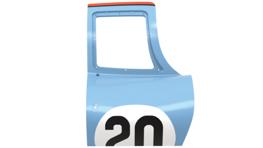 Align and position the decal according to the following illustration. Wait 3 minutes for it to set, then gently smooth it with a soft cotton pad.