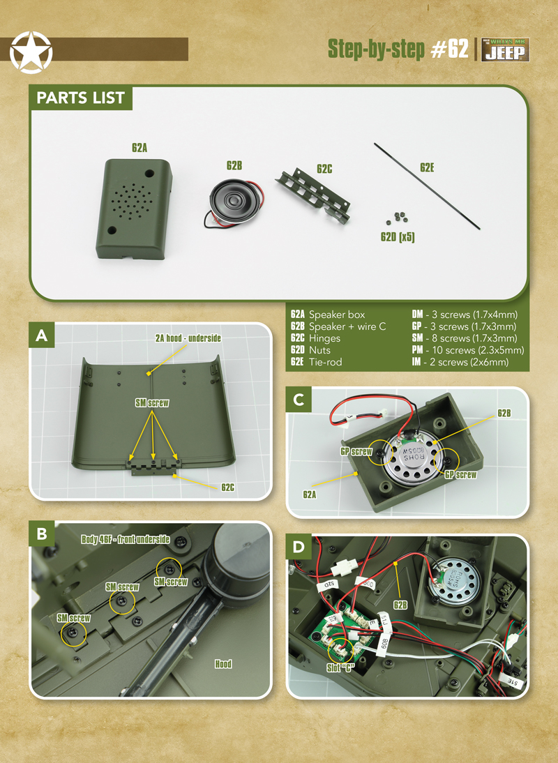 Part 62 (The pieces of #part 62 are in the pack 7.)