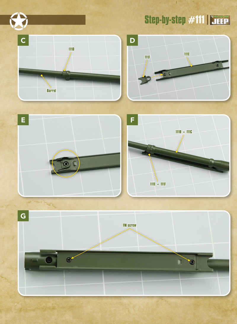 Part 111 (The pieces of #part 111 are in the pack 12.)