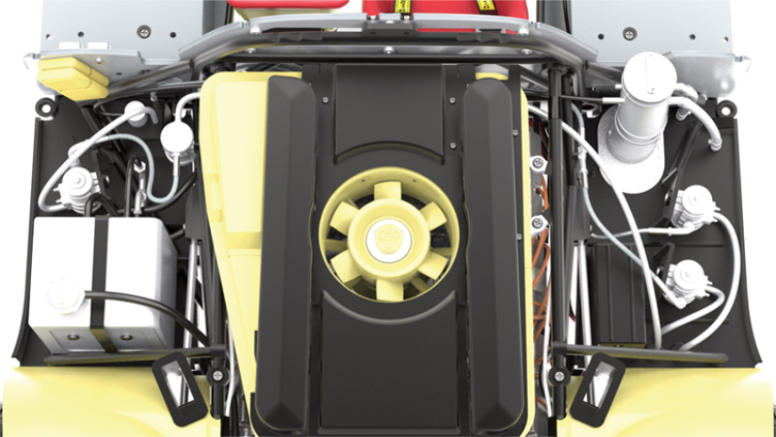 General layout of fuel hoses