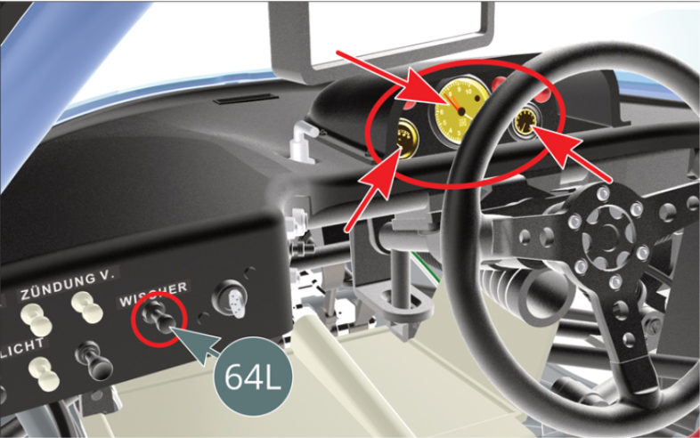 Dashboard backlights