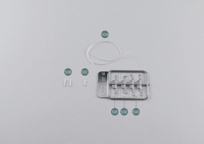 50D Injectors (x 4) 50E Elbow fitting (x 2) 50F Fitting (x 2) 