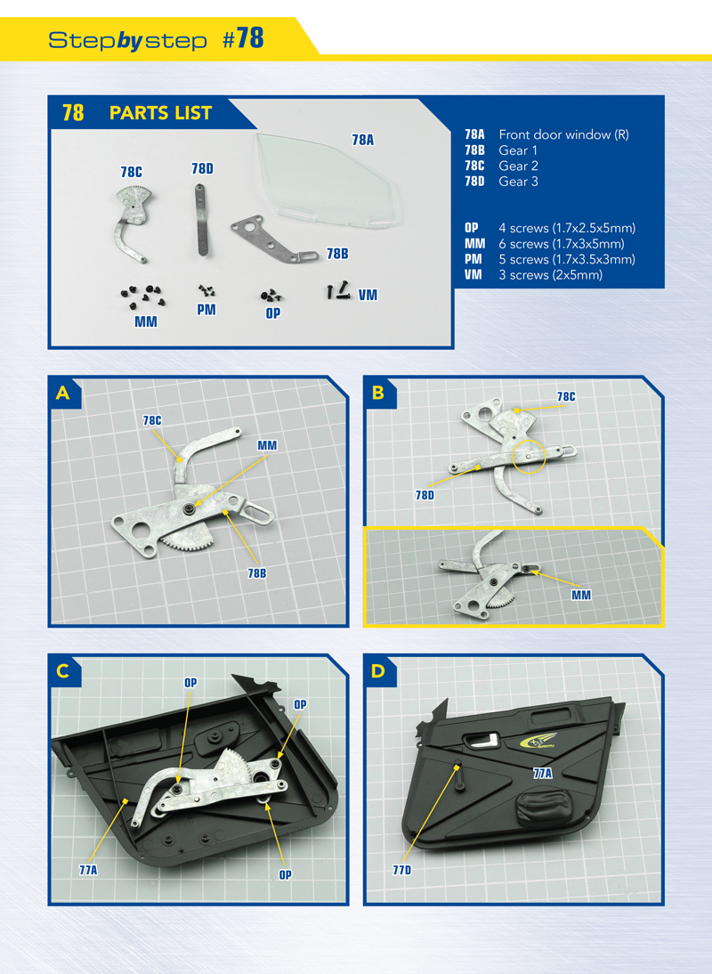 Part 78 (The pieces of #part 78 are in the pack 5.)