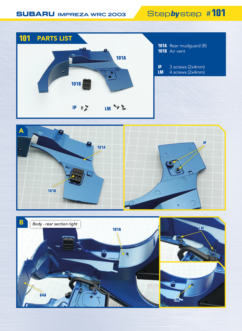 Part 101 (The pieces of #part 101 are in the pack 7.)