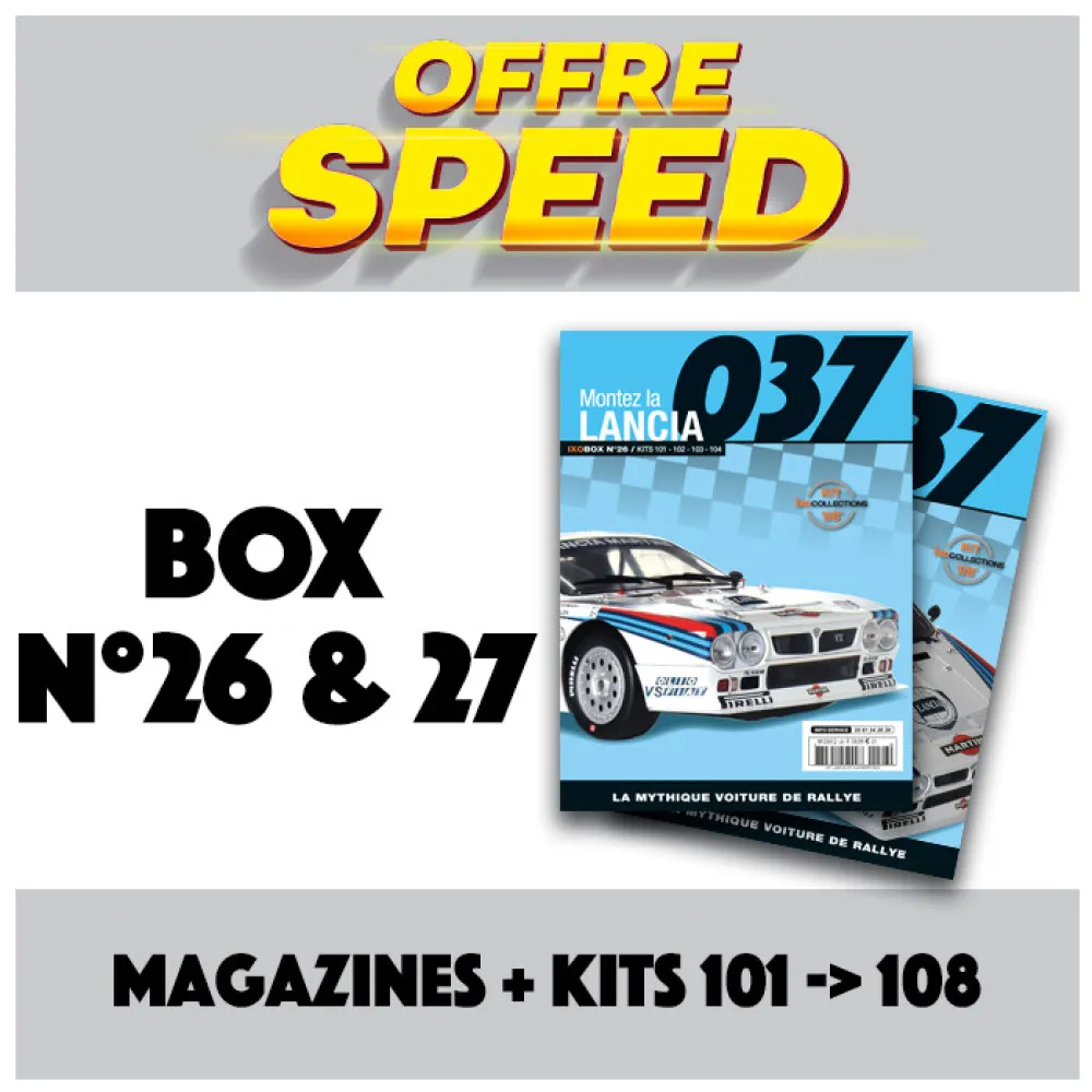 IXO Collections - Lancia 037 - Box 26 & 27