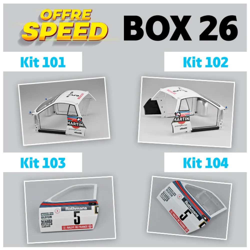 IXO Collections - Lancia 037 - Box 26 & 27