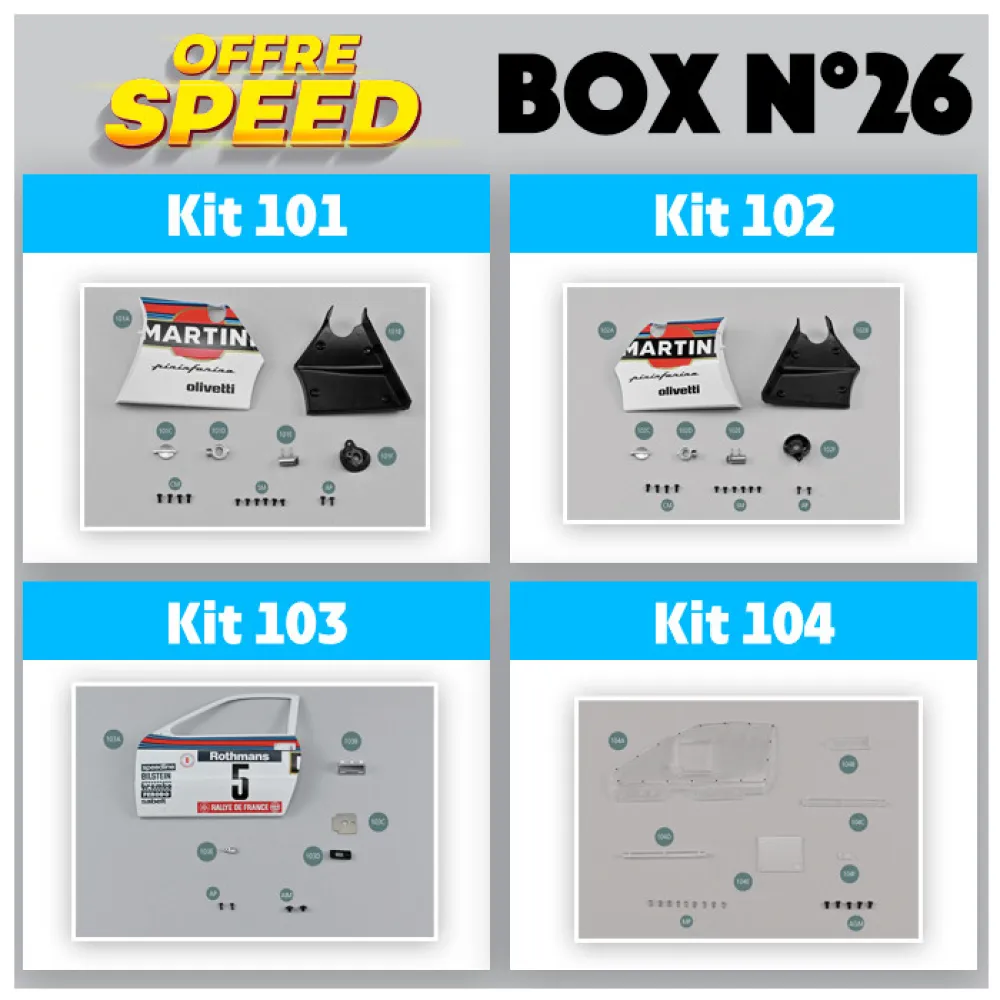 IXO Collections - Lancia 037 - Box 26 & 27