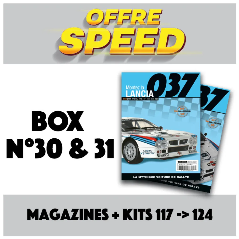 Lancia 037 - IXO Collections - Box 30 & 31