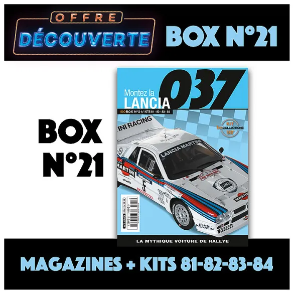 OFFRE DECOUVERTE - Lancia 037 BOX 21