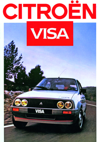1985 übernahm Citroën, die andere Marke des PSA-Konzerns, den Motor des Peugeot 205 GTI und baute ihn in den VISA GTI ein.© IXO Collections SAS - Tous droits réservés. Crédits photo © Citroën