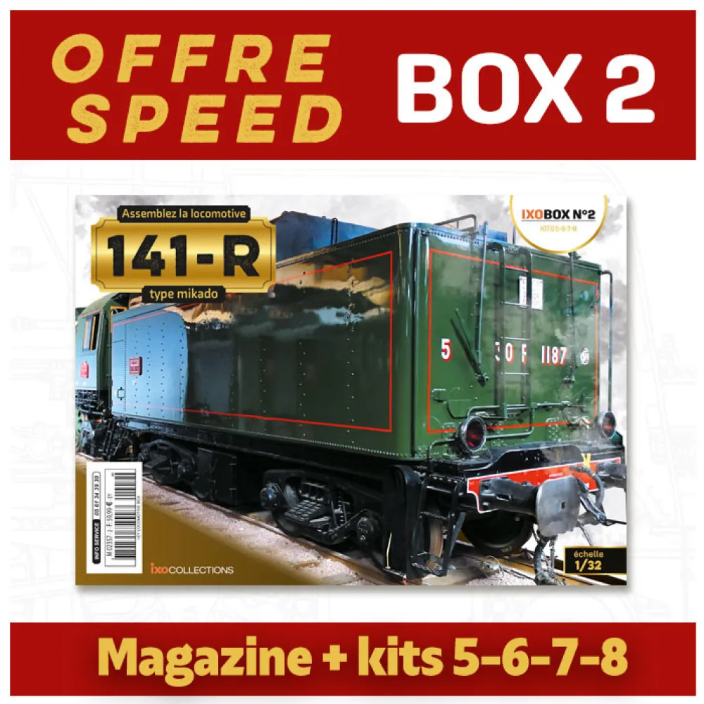 OFFRE SPEED Locomotive 141R - Box 2 & 3 - IXOCOLLECTIONS
