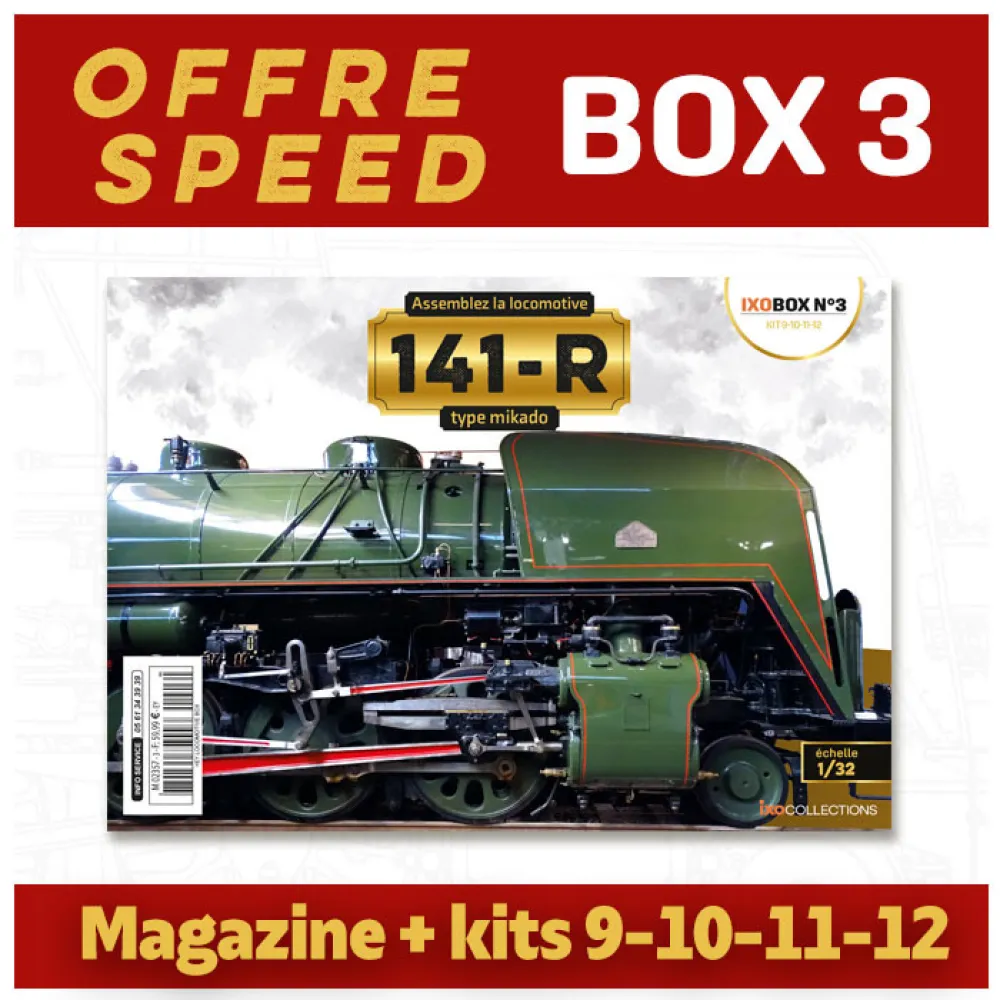 OFFRE SPEED Locomotive 141R - Box 2 & 3 - IXOCOLLECTIONS