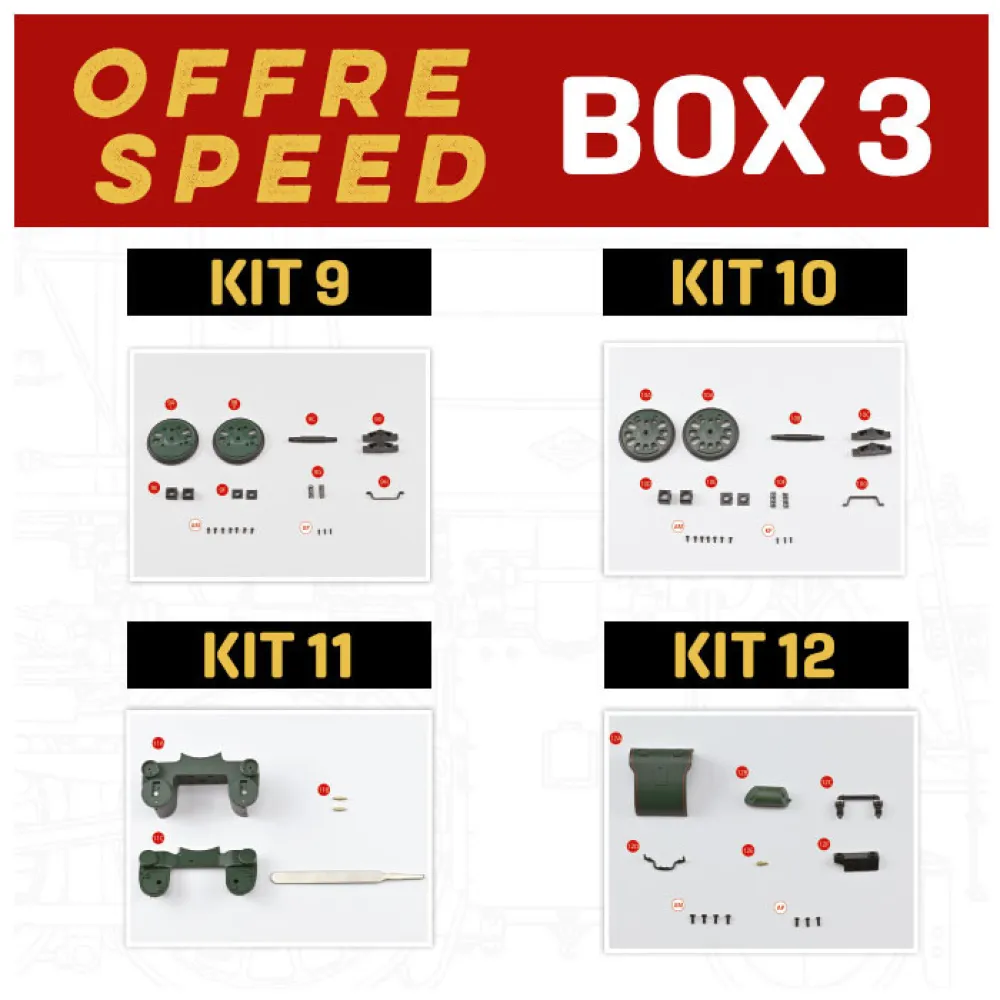 OFFRE SPEED Locomotive 141R - Box 2 & 3 - IXOCOLLECTIONS