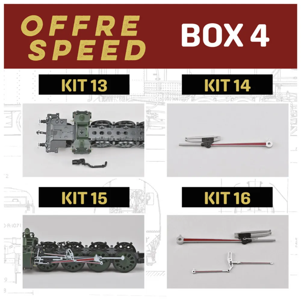 OFFRE SPEED Locomotive 141R - Box 4 & 5 - IXOCOLLECTIONS