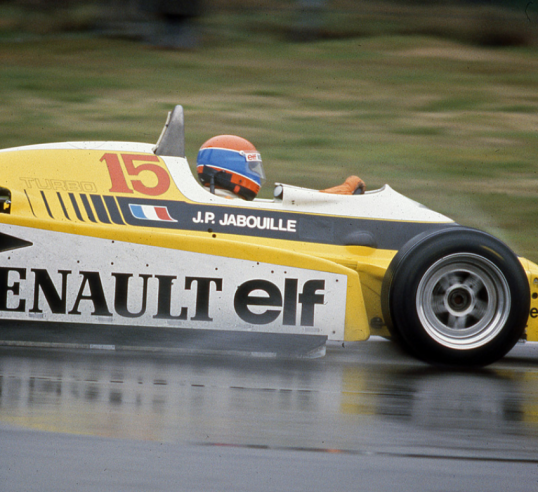 Jean-Pierre Jabouille always invested a lot of technical effort in the cars he was trusted with, like here with the 1980 Renault RE20 single-seater. © IXO Collections SAS - Tous droits réservés. Crédits photo ©  Renault D.R. / Archives et Collections