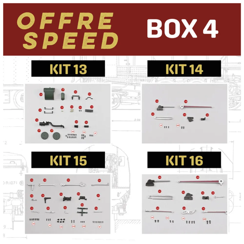 OFFRE SPEED Locomotive 141R - Box 4 & 5 - IXOCOLLECTIONS