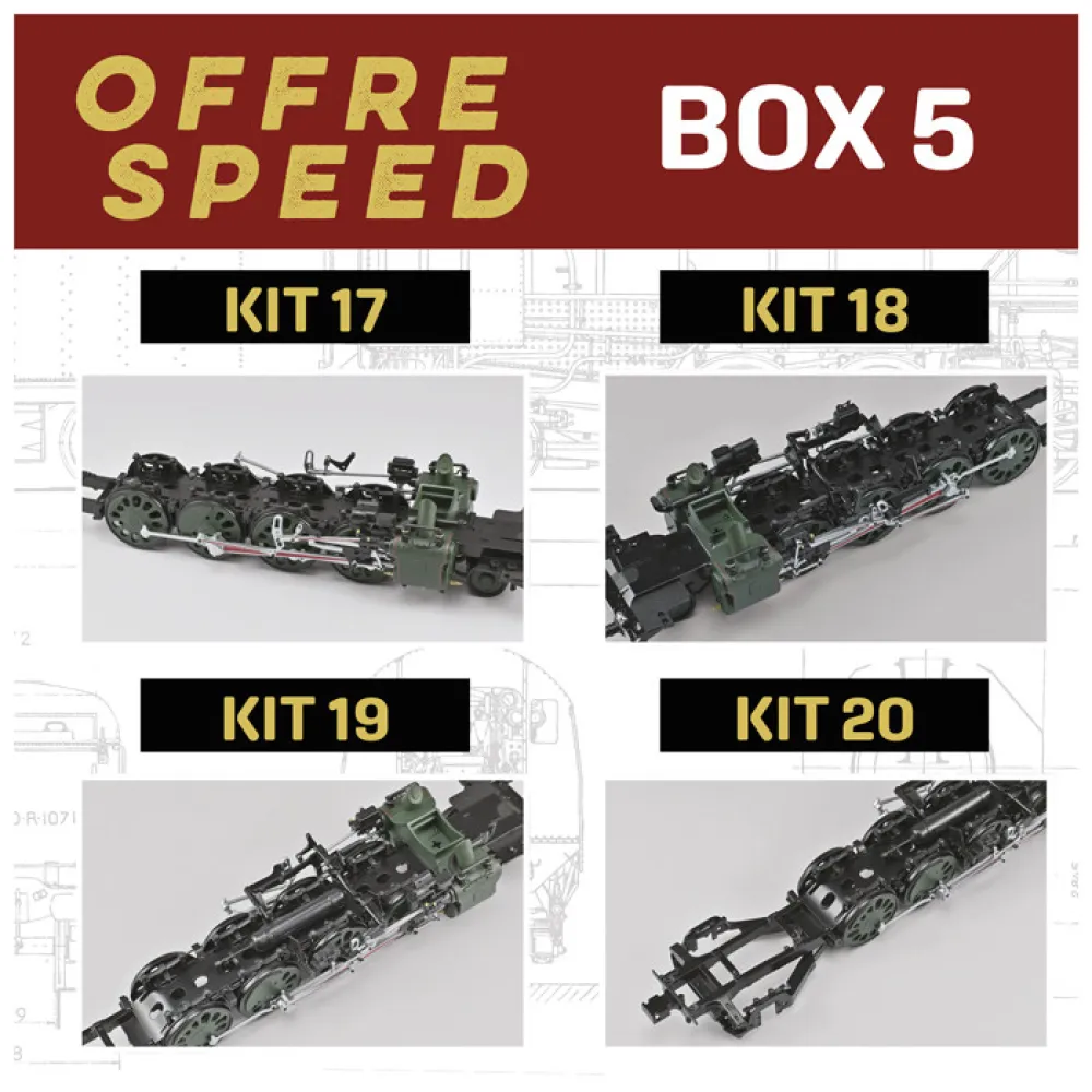 OFFRE SPEED Locomotive 141R - Box 4 & 5 - IXOCOLLECTIONS