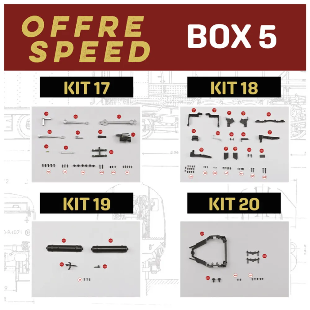 OFFRE SPEED Locomotive 141R - Box 4 & 5 - IXOCOLLECTIONS